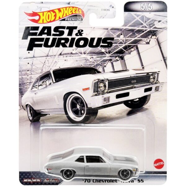 HOT WHEELS FAST & FURIOUS '70 CHEVROLET NOVA SS 5/5 HCP14