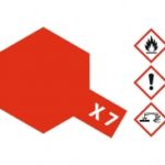 X-7 Red Gloss 10ml Acrylic