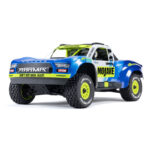 1-16 MOJAVE GROM 4X4 RTR Brushed Desert Truck (Battery & Charger Included) Blue-White - Image 2