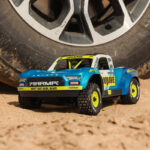 1-16 MOJAVE GROM 4X4 RTR Brushed Desert Truck (Battery & Charger Included) Blue-White - Image 4