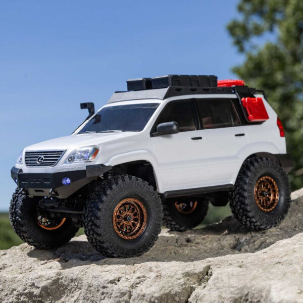 1/24 SCX24 Lexus GX 470 4X4 Rock Crawler RTR White