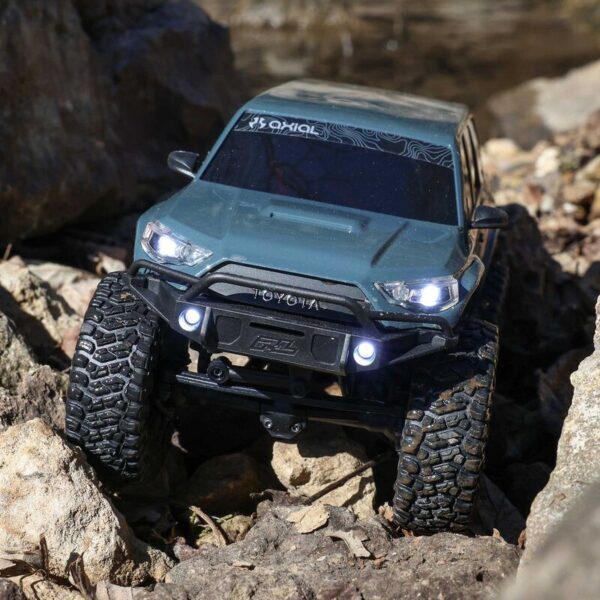 1-24 SCX24 Toyota 4Runner 4X4 RTR Brushed Rock Crawler (Battery & Charger Included) Gray