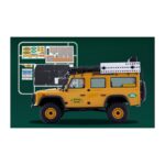 1/10 Land Rover Defender 110 FCX10 Scaler ARTR kit (RS) - Yellow - Image 6