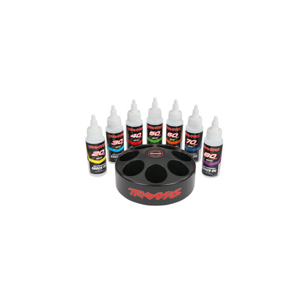 Shock Oil Set(20wt,30wt,40wt,50wt,60wt,70wt,80wt,Spin Rack)