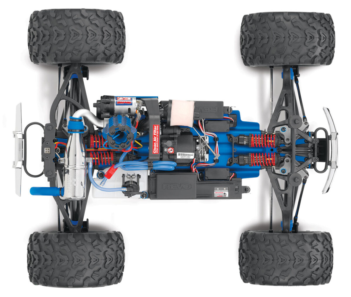 REVO 3.3 TSM 1/10 4WD Nitro-Powered Monster Truck GRN - Image 3