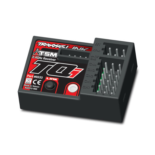 Receiver, micro, TQi 2.4GHz w/ telemetry TSM (5-channel)