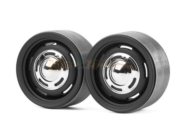 GRC 1/10 Scale 1.9 Inch Metal Wheels #G12 Black