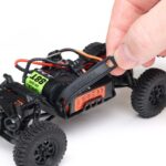 1-30 SCX30 Ford Bronco 4X4 RTR Brushed Rock Crawler (Battery & Charger Included) Blue - Image 16