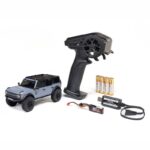1-30 SCX30 Ford Bronco 4X4 RTR Brushed Rock Crawler (Battery & Charger Included) Gray - Image 2