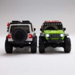 1-30 SCX30 Jeep Wrangler JLU 4X4 RTR Brushed Rock Crawler (Battery & Charger Included) Green - Image 32