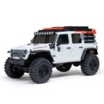 1-30 SCX30 Jeep Wrangler JLU 4X4 RTR Brushed Rock Crawler (Battery & Charger Included) White - Image 7