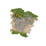 3x Gravel bend for 1/24 RC Crawler park circuit