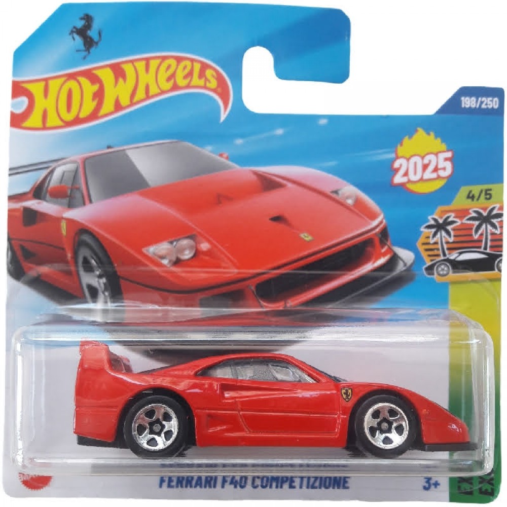 HYW59-N522 FERRARI F40 COMPETIZIONE - EXOTICS EXOTIQUES - HOT WHEELS - Image 1