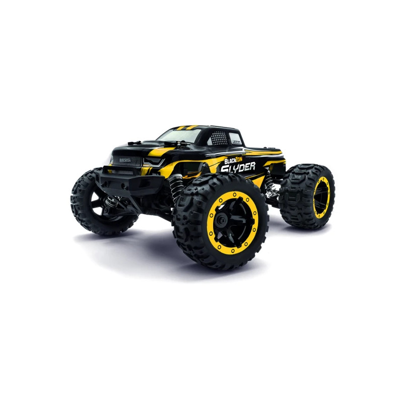 blackzon-slyder-mt-1-16-4wd-electric-monster-truck-yellow BLACKZON Slyder MT 1-16 4WD Electric Monster Truck - Yellow - Image 1