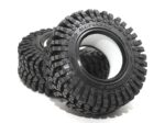 1.9" TPD All-Terrain Crawler Tire Gekko BLACK 3.82"x1.3" (97x33mm) w/ Foam Insert (2) - Image 4