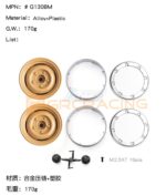 GRC 1.9 Camel Trophy Classic Aluminum Beadlock Wheel for Defender G02 (2) - Image 2