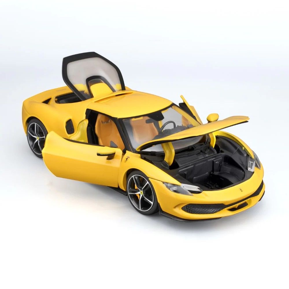 navegan-BUR16018A_2 1/18 - Ferrari 296 GTB 2023 (amarelo) - Image 2