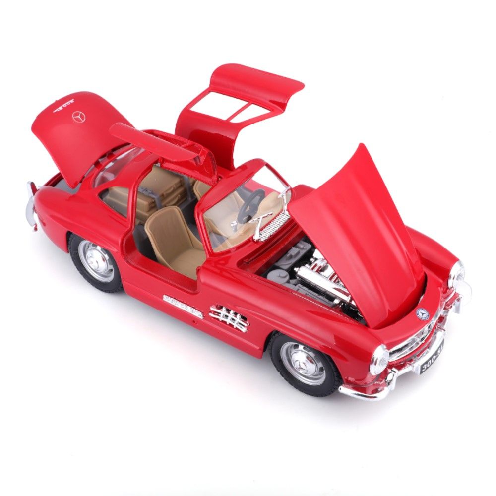 navegan-BUR22023_3 1/24 - Mercedes 300SL - 1954 (vermelho) - Image 3