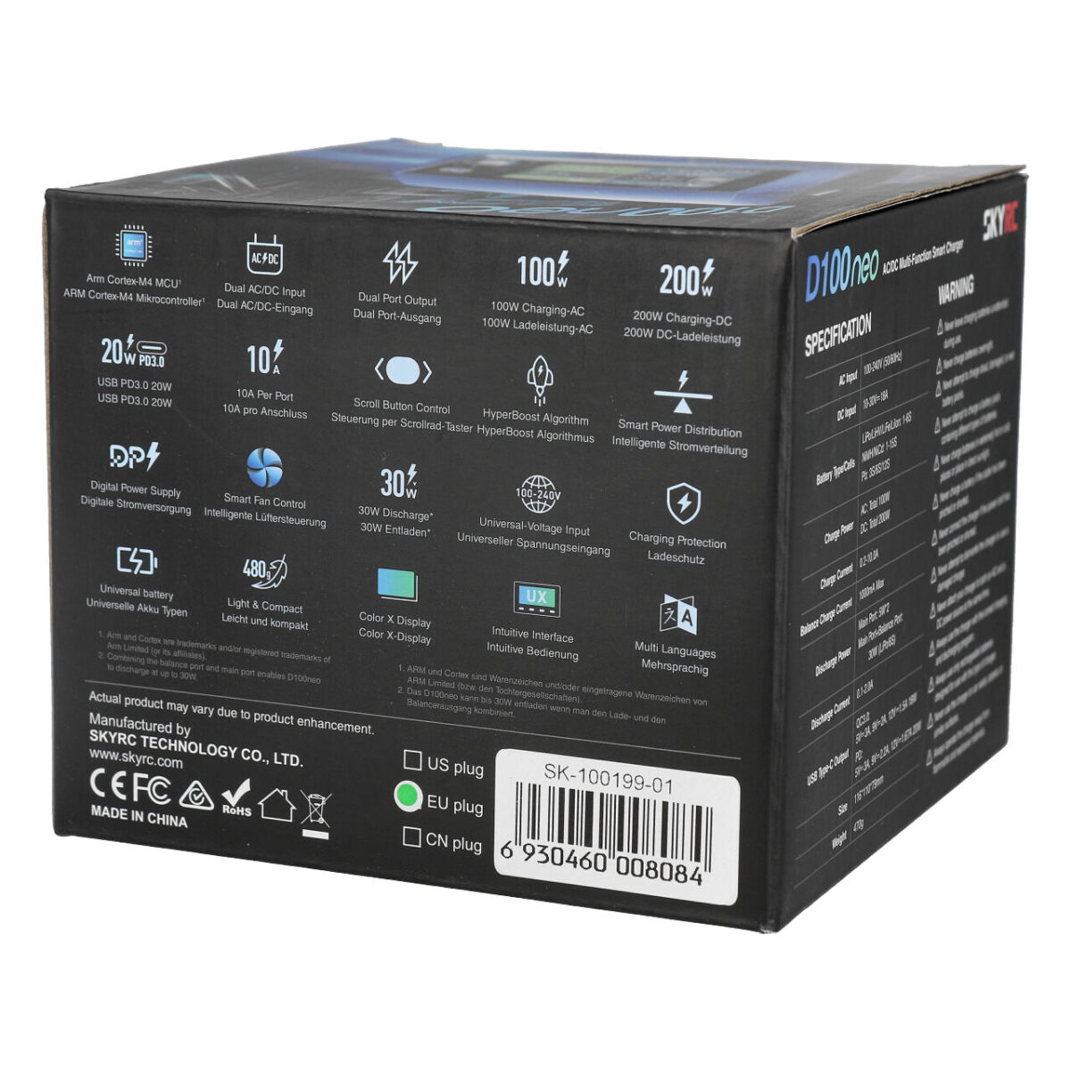 D100 Neo Duo AC/DC charger (AC max 100w total - DC 2x100w) - Image 4