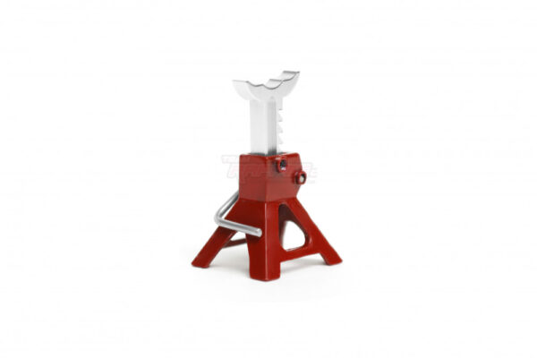Team Raffee Co. Scale Aluminum Adjustable Jack Stand for 1/24 RC (2) Red