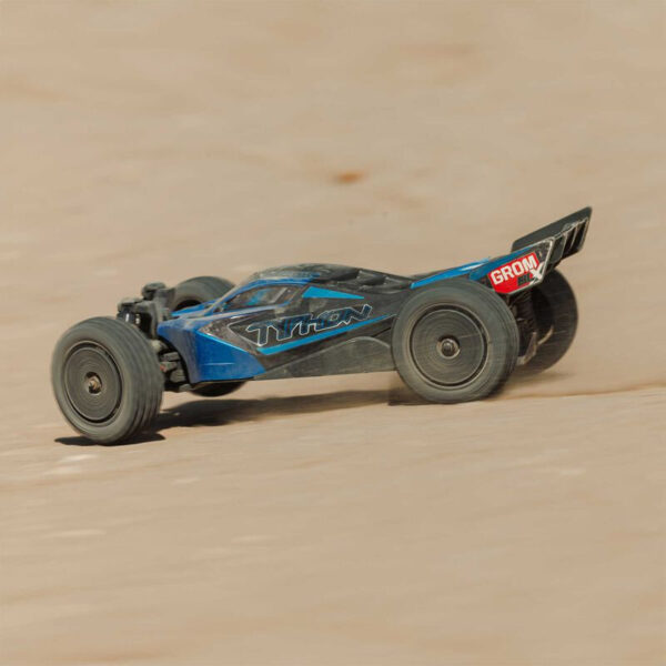 TYPHON GROM 223S BLX Brushless 4X4 Small Scale Buggy RTR with Battery & Charger Blue