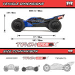 TYPHON GROM 223S BLX Brushless 4X4 Small Scale Buggy RTR with Battery & Charger Red - Image 16
