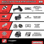 TYPHON GROM 223S BLX Brushless 4X4 Small Scale Buggy RTR with Battery & Charger Red - Image 17