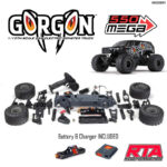 1-10 GORGON 2WD RTA Kit Brushed Monster Truck (Battery & Charger Included) Gun Metal - Image 25