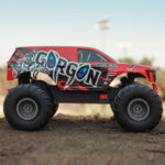 1-10 GORGON 2WD RTR Brushed Monster Truck (Battery & Charger Included) Red - Image 14