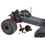 1-10 GORGON 2WD RTR Brushed Monster Truck (Battery & Charger Included) Red - Image 16