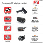 1-10 GORGON 2WD RTR Brushed Monster Truck (Battery & Charger Included) Red - Image 26