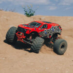 1-10 GORGON 2WD RTR Brushed Monster Truck (Battery & Charger Included) Red - Image 7