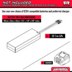 1-10 GRANITE MEGA 665 4X4 RTR Brushed Monster Truck Blue - Image 7