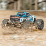 1-10 GRANITE MEGA 665 4X4 RTR Brushed Monster Truck Blue - Image 2