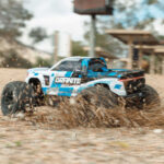 1-10 GRANITE MEGA 665 4X4 RTR Brushed Monster Truck Blue - Image 3