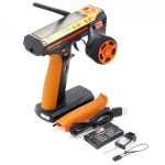 Comando GT3C de 3 canais com receptor GR3E (3 canais AFHDS) LCD + bateria Flysky