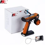 Comando GT3C de 3 canais com receptor GR3E (3 canais AFHDS) LCD + bateria Flysky - Image 4