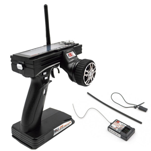 Comando GT3B de 3 canais com receptor GR3E (3 canais AFHDS) LCD Flysky