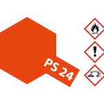 Tamiya PS-24 Flourescent Orange Polycarbonate 100ml