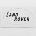 Rear Logo Decal for JS Scale 1/10 Range Rover Classic Body