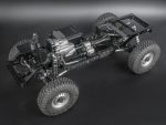 BRX01 AWB Link Adjustable Wheelbase 1/10 4WD Radio Control Chassis Kit (Link Version) With ZIL Pickup Hard Body for BRX01 AWB Boom Racing - Image 7