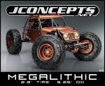 Megalithic 2.2 tires supersoft/green (2 pcs) 1/10 crawler (diameter 133.4 mm) - Image 2