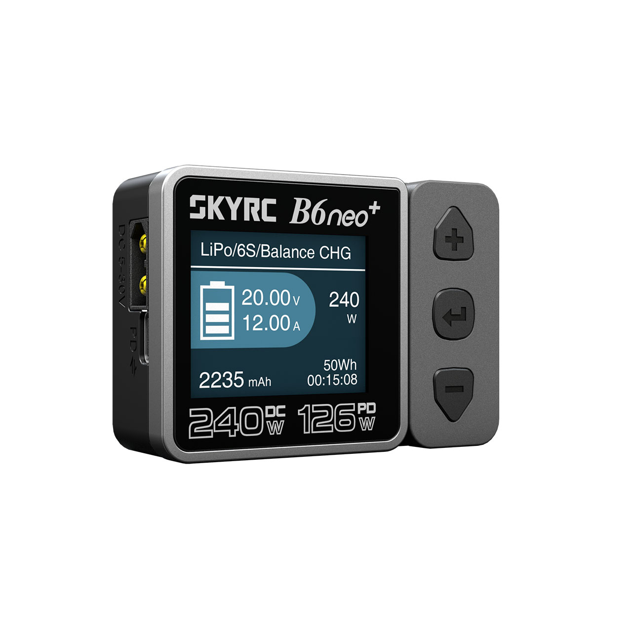 skyrc-b6neo-ladegeraet-grau-sk100211-02-pic1_0027 SkyRC B6neo+ Smart Charger grey LiPo 1-6s 10A 200W - Image 1