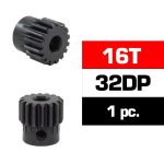 Pinhão 32DP - 16 dentes - Aço rápido (HSS) - Diâmetro 5,0 mm
