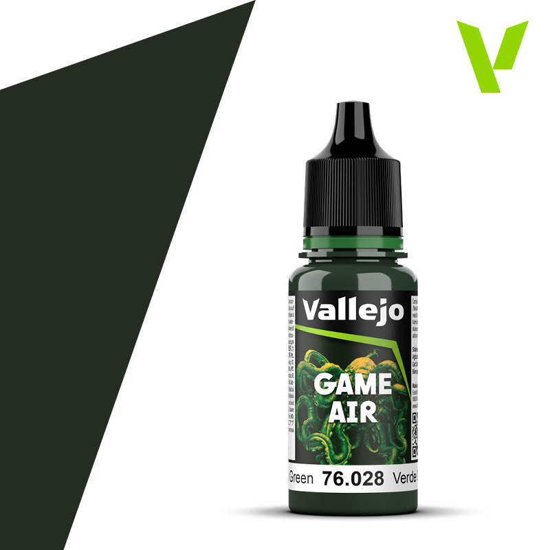 vallejo-game-air-76028-1 Vallejo Tinta Aerógrafo Game Air 17ml Dark Green (76.028) - Image 1