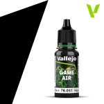 Vallejo Tinta Aerógrafo Game Air 17ml Black (76.051)