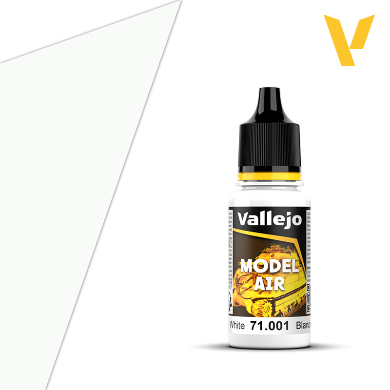 vallejo-model-air-71001-1 Vallejo Tinta Aerógrafo Model Air 17ml White (71.001) - Image 1