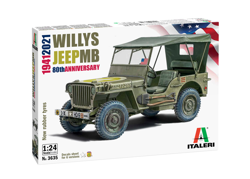 FCxAVZODgPKMcOYLIFtkVRmtTVuaQDWygGfEGcOr 1/24 Willys Jeep MB 80th Anniversary 1941-2021 - Image 1