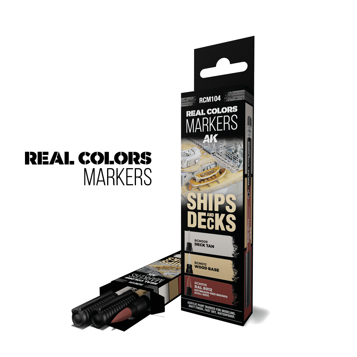 RCM104 RCM104 - SHIPS AND DECKS – RC MARKERS SET - Image 1