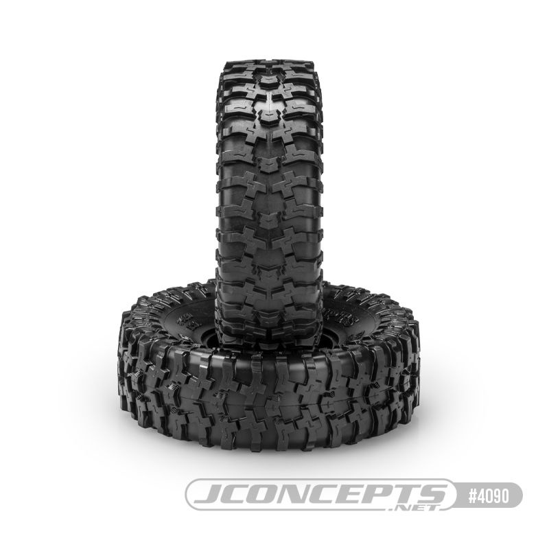 17d37e053403bb6d13a5016741a9865d Tusk Class3 2.2 Reifen supersoft/grün (2) JConcepts 1/10 Crawler (D133x44mm) - Image 1